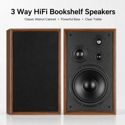 Altavoz de estantería de alta potencia de 280W x 2, 8/10 pulgadas, altavoz envolvente de madera de 4 vías y 8Ohm, caja de sonido pasiva de fiebre Hifi para cine en casa y TV