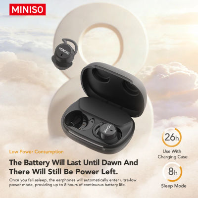 Audífonos MINISO MS217 TWS Mini para Dormir, Bluetooth 6.0, Traductor IA de 134 Idiomas, Cancelación de Ruido ENC, Audífonos Intrauditivos Ultraligeros