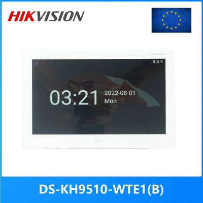 HIKVISION versión internacional Monitor interior DS-KH9510-WTE1(B) de 10 pulgadas, 802.3af POE, aplicación Hik-connect, WiFi, videoportero