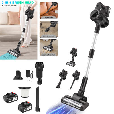 DayPlus-aspiradora inalámbrica 3 en 1, aspirador de mano ligero y vertical sin bolsa, sin escobillas, 30KPA, 3800W