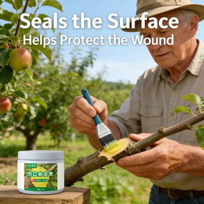Crema Curativa para Árboles - Sellador de Heridas y Estimulante de Raíces para el Cuidado de Plantas, Tratamiento de Heridas en Jardinería, Reparación de Podas de Árboles DIY