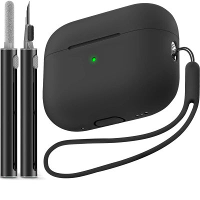 Para Airpods pro 2 funda con Kit de limpieza funda protectora de silicona suave para Apple Airpods pro generación de fundas