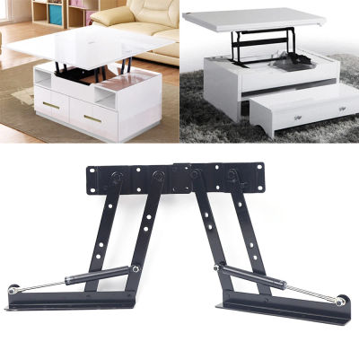 Soporte de elevación para mesa de café de 3 mm de grosor, bisagra de mesa elevable con capacidad de carga de 100 lb, soporte neumático de acero Q235, herrajes para gabinetes de muebles del hogar