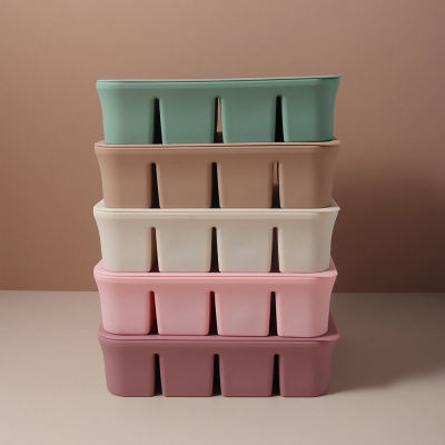 Bandeja para congelador de alimentos para bebés de silicona de grado alimenticio de 12 rejillas, molde para cubitos de hielo fácil emergente para puré y aperitivos infantiles