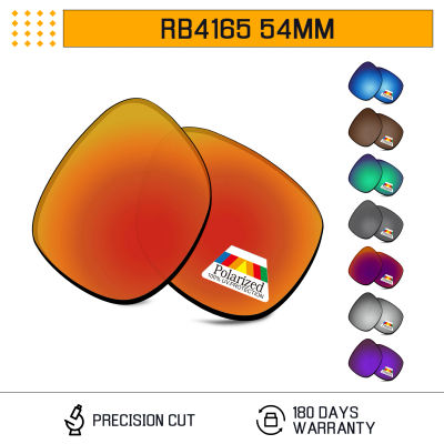 Lentes de repuesto polarizadas Bwake para gafas de sol RayBan Justin RB4165 de 54 mm RB4165-54, múltiples opciones