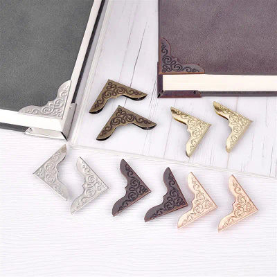20 unids/pack 23mm práctico Metal bronce libro Scrapbooking DIY álbum menú carpeta protectores de esquina esquina para álbum de fotos