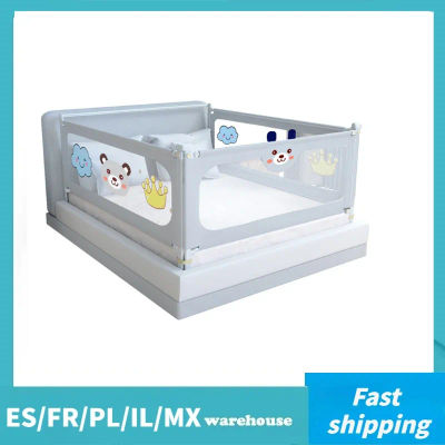 Barrera Anticaídas para Cama de Niños, Barrera de Seguridad para Dormitorio, Barandilla Protectora Lateral para Cama de Bebés y Niños Pequeños