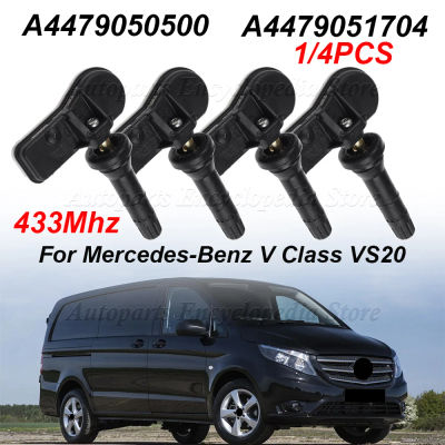Sensor de Monitor de presión de neumáticos A4479050500 Sensor TPMS A4479051704 para MERCEDES-BENZ Clase V VS20 03 W638 AB Vito W447