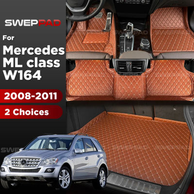 Alfombrillas para Mercedes Benz Clase ML W164 2008 2009 2010 2011, Alfombrillas 3D para Maletero, Accesorios de Alfombra para Coche