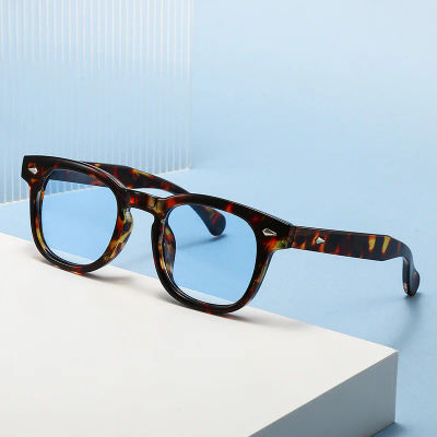 Gafas protectoras Retro pequeñas y redondas para mujer, lentes de sol a la moda con forma de arroz y uñas UV400, gafas de sol de Color caramelo a la moda