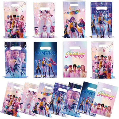 Bolsas de Regalo con Temática de Kpop de Dibujos Animados, Bolsas de Dulces para Cumpleaños, Bolsas de Golosinas para Niños, Niñas, Bebés, Artículos para Fiestas, Recuerdos y Regalos
