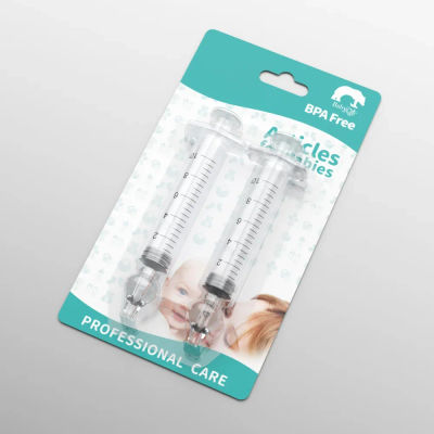 Limpiador de nariz para bebé, arandela Nasal para rinitis, tubo de aguja, aspirador Nasal para bebé, jeringa limpiadora, lavado de nariz para bebé, 1/2 Uds.