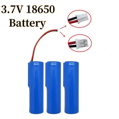 Batería recargable de iones de litio con enchufe PH2.0 18650 3,7 V 3000 mAh con PCB para altavoces, radios, faros, juguetes, etc. 4,2 V