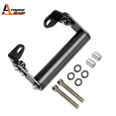 Soporte de navegación para teléfono, soporte extensible Gps de 22Mm, negro, para motocicleta