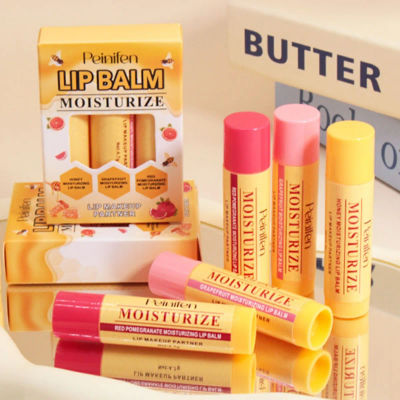 Bálsamo labial de 3 piezas, base de lápiz labial, bálsamo labial, maquillaje, planta natural, antiarañazos, cuidado de los labios, bálsamo labial de gelatina de petróleo