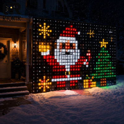Guirnalda de Luces LED Inteligentes RGB, Control por Bluetooth, Sincronización con Música, Luces Decorativas para Navidad, Fiestas, Ventanas, Interiores y Exteriores