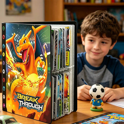 NUEVO Álbum de Cartas de Pokémon Charizard, 240PCS, Álbum de Cartas de Juego Pokémon VMAX GX EX, Carpeta Coleccionadora, Regalos para Niños