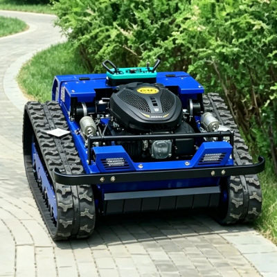 Cortadora de Césped Pequeña con Control Remoto Inalámbrico, Robot Cortacésped, Apta para Todo Tipo de Terrenos en Agricultura, Personalizable