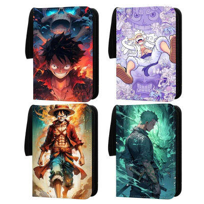 One Piece 900 Uds tarjetas OPCG álbum libro Luffy Nami Zoro Anime mapa carta titular carpeta acción HD Protector cuaderno carpeta regalos