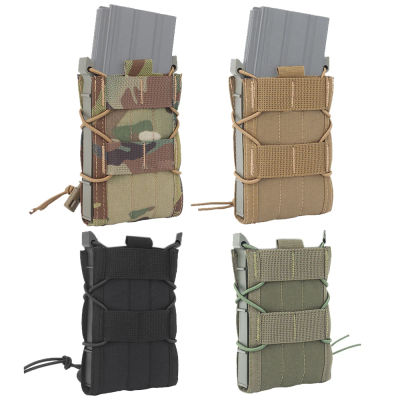 Portacargador Táctico 5.56 para AK AR M4 AR15, Funda Individual para Cargador, Bolsa Molle para Caza ﻿