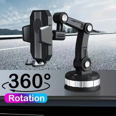 Soporte Universal para teléfono de coche con rotación de 360 grados, soporte para parabrisas móvil para iPhone, Samsung, Xiaomi, soporte para teléfono de conducción manos libres para coche