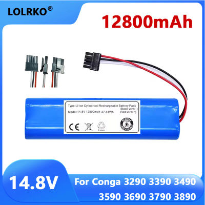 Batería recargable Original para Robot aspirador Conga 3290, 3390, 3490, 3590, 3690, 3790, 3890, 14,8 V, 12800mAh