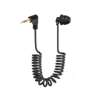 Auriculares con resorte de 3,5mm, cascos Bluetooth de un solo lado, intrauditivos, graves pesados, auriculares con cable para teléfono móvil, ordenador MP3