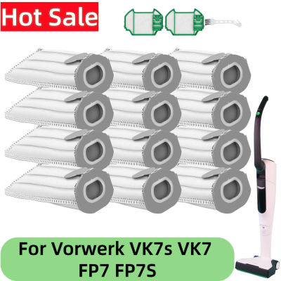 Bolsas de aspiradora para Vorwerk Kobold VK7S VK7 FP7S FP7, bolsas de filtro para aspiradora de batería Vorwerk VK7 FP7