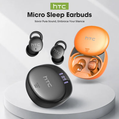 Audífonos HTC para Dormir, Inalámbricos, Bluetooth, para Dormir de Lado, Cancelación de Ruido, Bloquean los Ronquidos, Ultraligeros