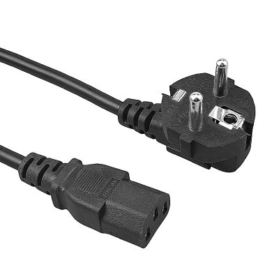 Cable de alimentación de 1,8 m/3M UE enchufe europeo IEC C13 Cable de alimentación de CA Cable de extensión para PC Monitor de ordenador Samsung TV altavoz