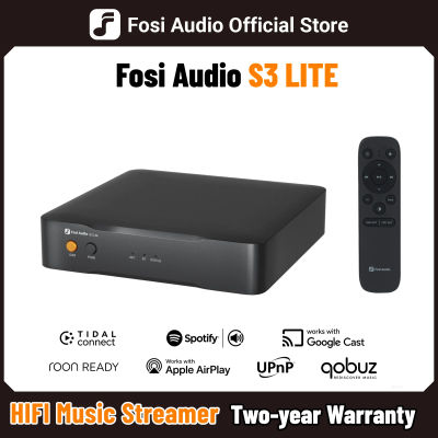 Reproductor de Audio Digital Fosi Audio S3 Lite HiFi con WiFi y Bluetooth, Compatible con AirPlay y Qobuz Connect