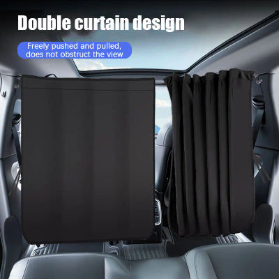Divisor de aislamiento de cortina de coche, partición Universal, cortina de sombreado trasero para coche, protege la privacidad para niños, bebés, viajes, Camping y dormir