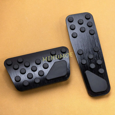 Para 2011-2023 Dodge Challenger Charger Chrysler 300/300C juego de cubierta de almohadilla de Pedal de acelerador de Gas de freno de pie de aleación de aluminio negro