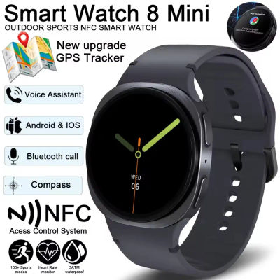 Reloj inteligente GPS Track relojes inteligentes para hombres mujeres deporte ritmo cardíaco Bluetooth llamada NFC IP68 impermeable brújula Smartwatch 8 Mini