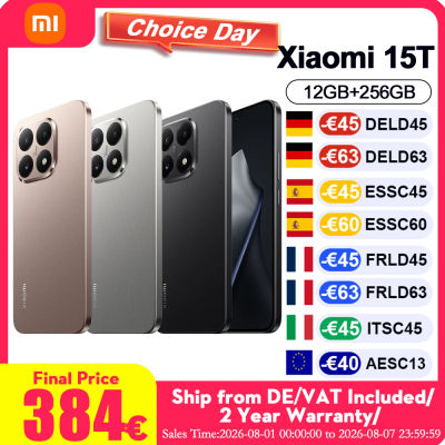 Versión Global Xiaomi 15T 12GB 256GB Teléfonos Móviles Cámara Triple Leica Ecosistema de IA Asistente Creativo Pantalla Inmersiva de 6.83 Pulgadas
