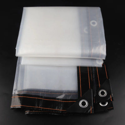 Película de PE transparente de 0,1mm, lona impermeable para plantas de balcón, mantener el calor, muebles de jardín, pérgola, cubierta de lluvia, toldos