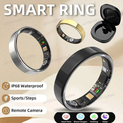 Nuevo Anillo Inteligente 2026 con Monitor de Frecuencia Cardíaca, Presión Arterial, Sueño y Seguimiento de Movimiento, Resistente al Agua IP68, para Hombres y Mujeres, Regalo para las Fiestas