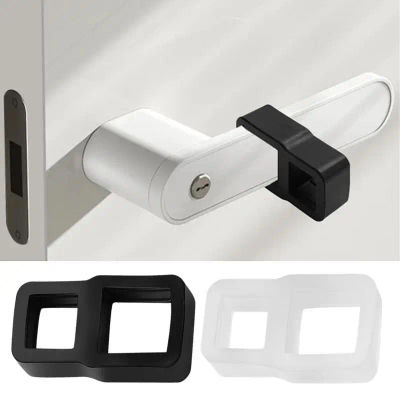 Manija de puerta de silicona, almohadilla de choque, protectores de pared, herrajes para muebles, tapón de puerta, tope de puerta antidaños, 1 ud.