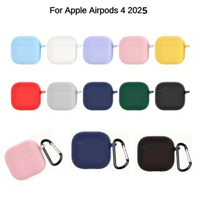 Funda Protectora de Silicona Suave a Prueba de Golpes para AirPods 4, con Cancelación Activa de Ruido, 2026