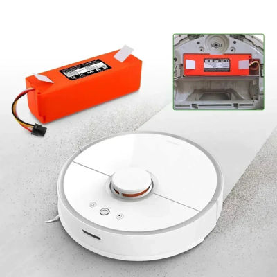 BRR-2P4S 14.4V 12800mAh Batería de Repuesto para Aspiradora Robótica Xiaomi Roborock S55 S60 S65 S50 S51 S5 MAX S6