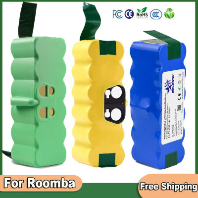 Batería recargable para iRobot Roomba, 14,4 V, 5.0Ah, 6.4Ah, 500, 500, 600, 700, 800, 900, 595, 620, 650