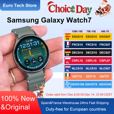 Samsung Galaxy Watch 7 Smartwatch Bluetooth 5,3 40/44mm 1,3 ''Super AMOLED pantalla Monitor de salud Samsung Wear OS GPS