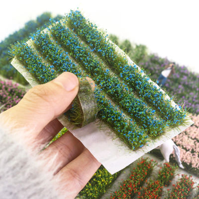 Kits de Modelos de Flores en Miniatura, Racimo de Plantas y Césped para Diseño de Micropaisajes, Materiales para Dioramas, Accesorios