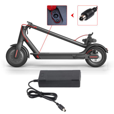 Cargador de batería adaptador de cargador de scooter eléctrico de repuesto ZK30 42V 2A para Xiaomi