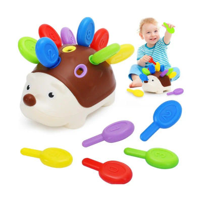 Juguetes sensoriales de erizo para niños pequeños, juguetes de Motor fino Montessori, juguetes educativos de viaje sensoriales para bebés de 1 2 3 4 años