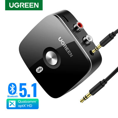 Receptor RCA Bluetooth 5,1 aptX HD 3,5mm Jack Aux adaptador inalámbrico música para TV coche 2RCA receptor de Audio Bluetooth aptX