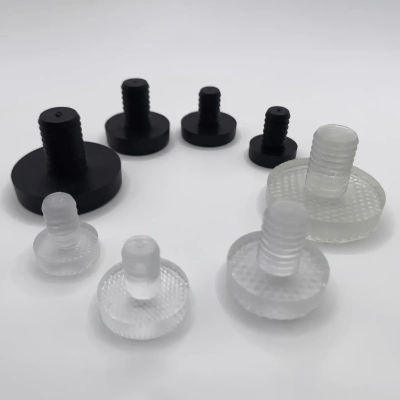 10 o 5 uds muebles de mesa con tapa de vidrio parachoques integrado pinzas de goma cubierta de tapón de agujero para muebles almohadilla de pie Protector de suelo