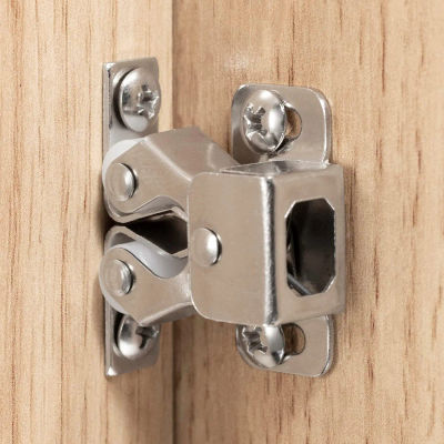 Topes para puertas de muebles, color cobre antiguo, cierres de rodillo dobles para puertas de armarios y gabinetes con tope y tornillos gratuitos