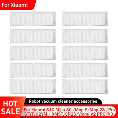 Accesorios de filtro Hepa para Robot aspirador Xiaomi S10 Mijia 3C /Mop P/Mop 2S /Pro STYTJ02YM/Viomi V2 PRO/V3/SE / XMSTJQR2S