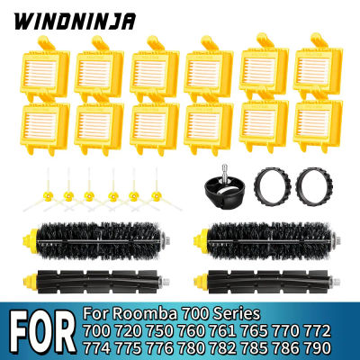 Piezas de repuesto para iRobot Roomba serie 700, 750, 770, 780, 790, accesorios para aspiradora, cepillo lateral de repuesto, filtro HEPA